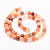 Natural Carnelian Bead Strands X-G-K153-B20-6mm-2