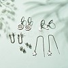 Non-Tarnish 5Pcs 5 Style 201 & 304 Stainless Steel Earrings Sets EJEW-JE04939-2