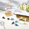 11pcs 11 style Cone/Spike/Pendulum Natural & Synthetic Gemstone Pendants G-NB0003-05-5