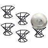Iron Crystal Ball Holders ODIS-WH0030-150-1