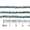 Transparent Electroplate Glass Beads Strands EGLA-A039-T2mm-UA06-4