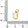Brass Micro Pave Cubic Zirconia Charms KK-I382-03G-U-3