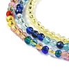 Transparent Glass Beads Strands GLAA-XCP0001-45-4