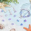 90Pcs 9 Styles Transparent Spray Painted Glass Beads GLAA-BM0001-02A-4