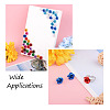 300pcs 10 colors Aluminum Cabochons MRMJ-FW0001-02-10