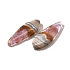 Natural Amethyst Lace Agate Pendants G-A244-07B-2