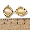 303 Stainless Steel & Cat Eye Pendants CE-CBA1E47-09G-3