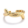 Brass Cuff Rings X-RJEW-O044-01G-1