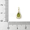 Brass Birthstone Pendants KK-D372-02G-4