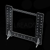 Transparent Acrylic Earring Display Stands EDIS-WH0016-005-2