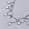 304 Stainless Steel Jewelry Sets SJEW-JS01077-03-4