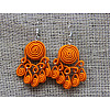 Iron Polyester Dangle Earrings FS-WG1F812-04-1