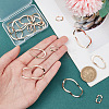 ARRICRAFT 18Pcs 3 Style Brass Linking Rings FIND-AR0003-76-3