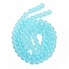 Baking Paint Transparent Glass Bead Strands X-GLAA-S031-10mm-21-4
