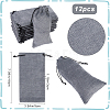 12Pcs Velvet Glasses Storage Drawstring Bag ABAG-BBC0001-16E-2