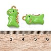 304 Stainless Steel Enamel Pendants STAS-A139-02A-G-3