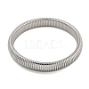 Non-Tarnish 304 Stainless Steel Spring Bangles for Women Men BJEW-U003-02A-P-2