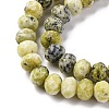 Natural Yellow Turquoise(Jasper) Beads Strands G-K380-A47-01-4