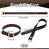 PU Leather Choker Necklaces with Alloy Clasp AJEW-WH0348-131B-2