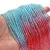 Transparent Painted Glass Beads Strands DGLA-A034-T4mm-A11-2