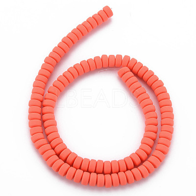 Handmade Polymer Clay Beads Strands CLAY-N008-008-37-1