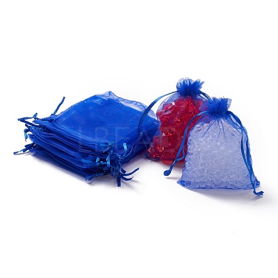 Organza Gift Bags with Drawstring OP-R016-9x12cm-10-1