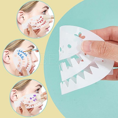 Plastic Face Paint Stencils DIY-WH0304-582D-1