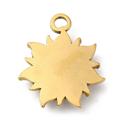 Real 18K Gold Plated 304 Stainless Steel Pendants STAS-A084-22G-03-1