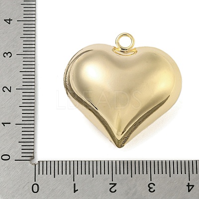 Heart Brass Pendants KK-N254-98G-01-1