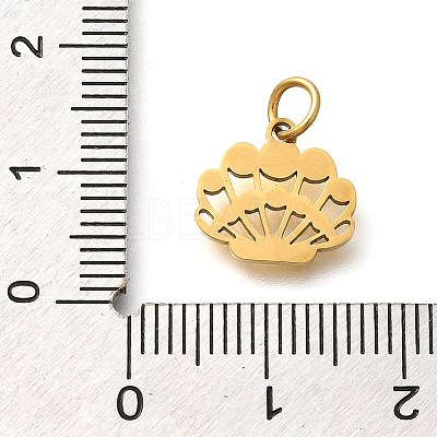 304 Stainless Steel Charms STAS-Z119-09G-1