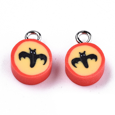 Handmade Polymer Clay Charms CLAY-T016-47-1