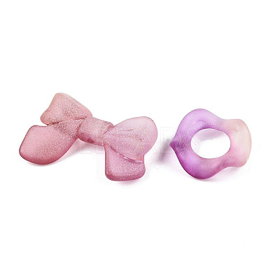Transparent Acrylic Beads OACR-H039-04I-1
