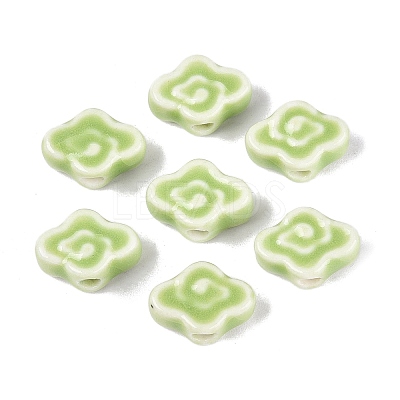 Handmade Porcelain Beads PORC-Q008-09E-1