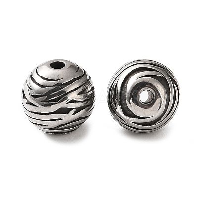 304 Stainless Steel Beads SA-CBA043D-01E-AS-1