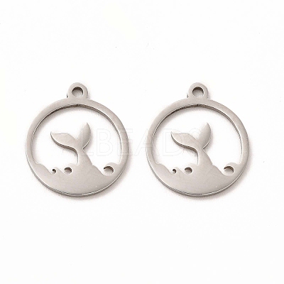 Non-Tarnish 201 Stainless Steel Pendants STAS-E188-07P-1