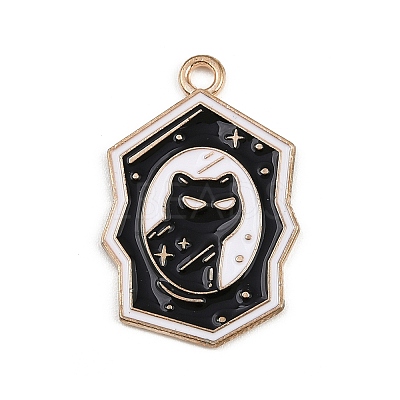 Halloween Alloy Enamel Pendants FIND-I052-01KCG-02-1