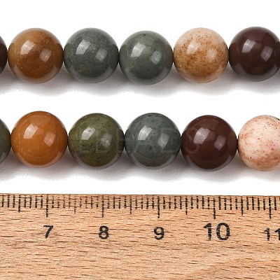 Natural Gobi Agate Mongolia Colorful Jade Beads Strands GG-CBA3173-A01-10mm-1