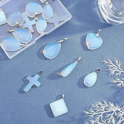 Opalite Pendants G-FH0001-09-1