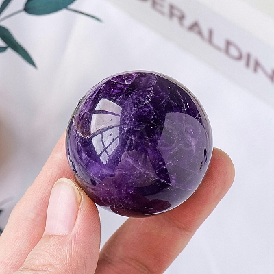 Natural Amethyst Crystal Ball PW-WG69077-10-1