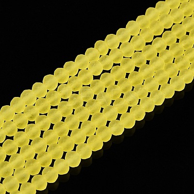 Transparent Glass Beads Strands EGLA-A044-T2mm-MD29-1