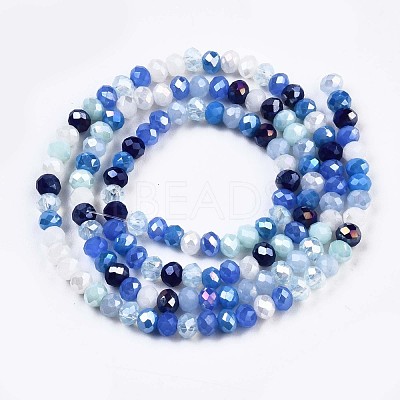 Glass Beads Strands X-GLAA-T006-16C-1