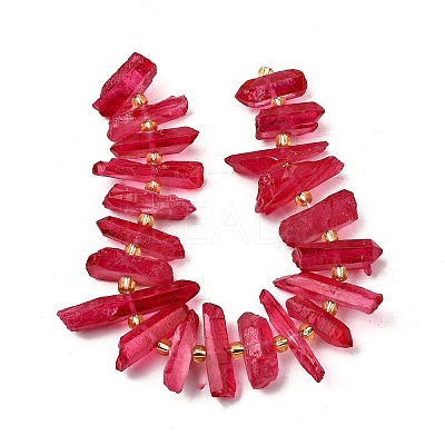 Natural Quartz Crystal Beads Strands G-F800-C21-1