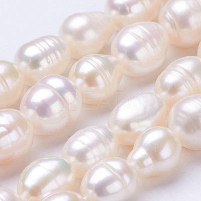 Natural Cultured Freshwater Pearl Beads Strands PEAR-P002-27-1