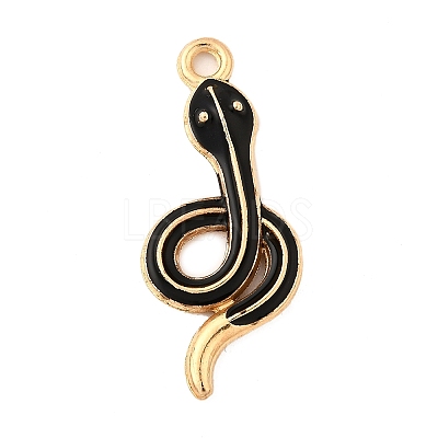 Alloy Enamel Pendants FIND-U031-14G-06-1