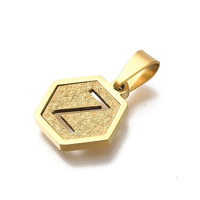 304 Stainless Steel Charms STAS-H227-01G-Z-1
