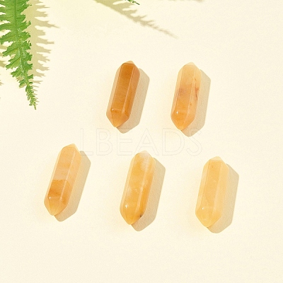 5Pcs Natural Topaz Jade Healing Stones G-FS0005-83J-1