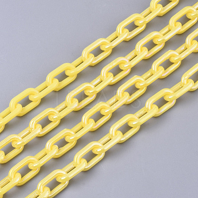 Acrylic Opaque Cable Chains PACR-N009-002I-1