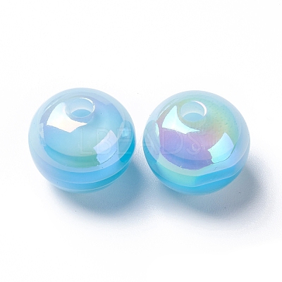 Stripe Resin Beads LS-RESI-B014-01B-01-1