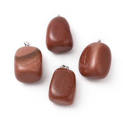 Synthetic Goldstone Pendants G-k302-B10-1