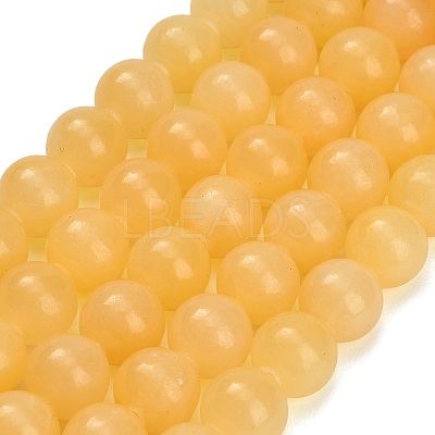 Natural Yellow Calcite Beads Strands GG-CBAA3AB-02-10mm-1